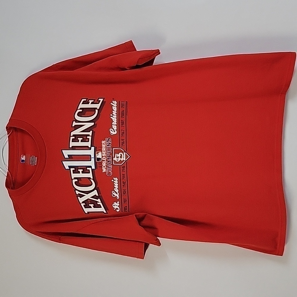 MLB St. Louis Cardinals 11x World Series Champions Exce11ence T-Shirt, Size XL